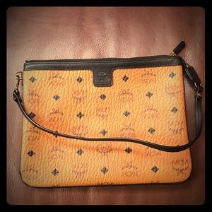 MCM signature pouch clutch handbag